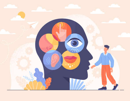 Concept of perceptionのイラスト素材
