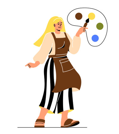 MBTI person conceptのイラスト素材