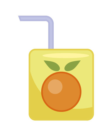Baby orange juice iconのイラスト素材