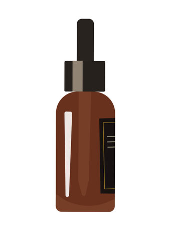 Cosmetic bottle iconのイラスト素材