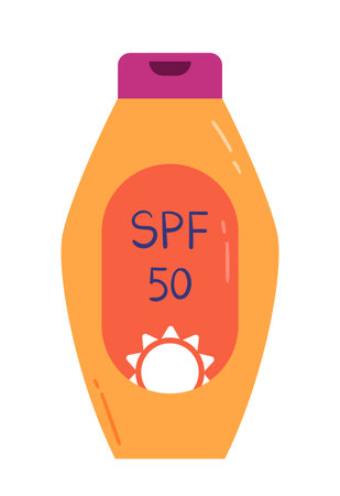 SPF cream iconのイラスト素材