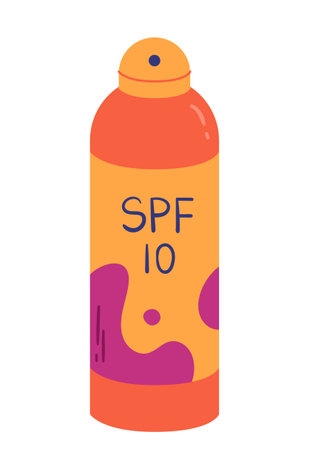 SPF cream iconのイラスト素材