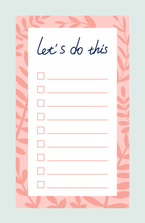 Weekly or daily plannerのイラスト素材