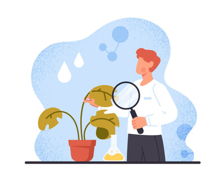 Experiments in laboratoryのイラスト素材