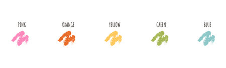 Colorful butterflies setのイラスト素材