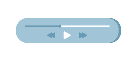 Sound player elementのイラスト素材