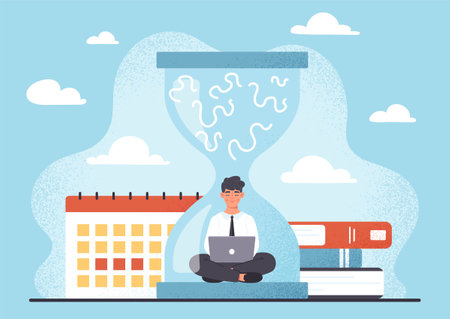 Concept of deadlineのイラスト素材