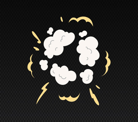 Explosive effect conceptのイラスト素材