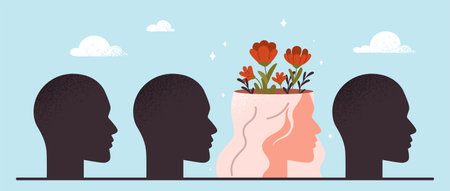 Individual person conceptのイラスト素材