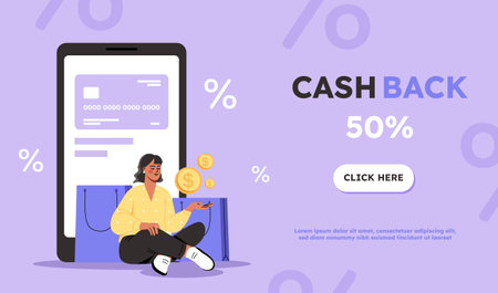 Online payment conceptのイラスト素材