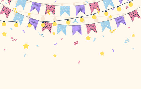 Decorations for partyのイラスト素材