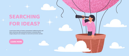 Search service conceptのイラスト素材