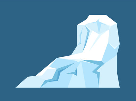 Arctic ice conceptのイラスト素材