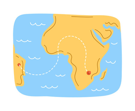 World map conceptのイラスト素材