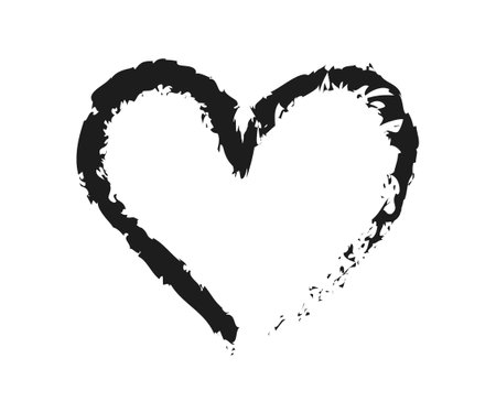 Heart in minimalist style conceptのイラスト素材