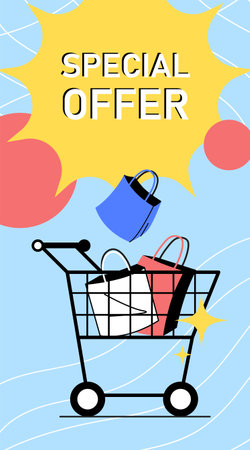 Special offer bannerのイラスト素材