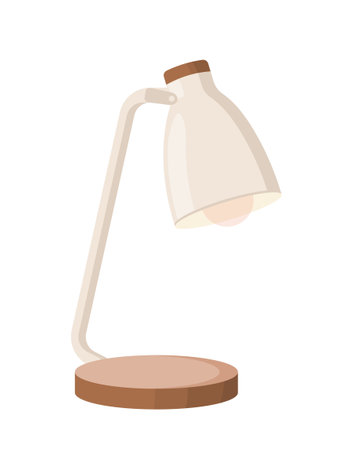 Table electric lamp conceptのイラスト素材