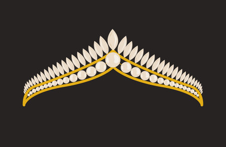 Golden luxury royal crown conceptのイラスト素材