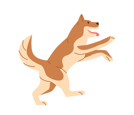 Dog cute sticker vector conceptのイラスト素材
