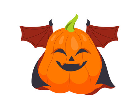 Halloween pumpkin vector conceptのイラスト素材