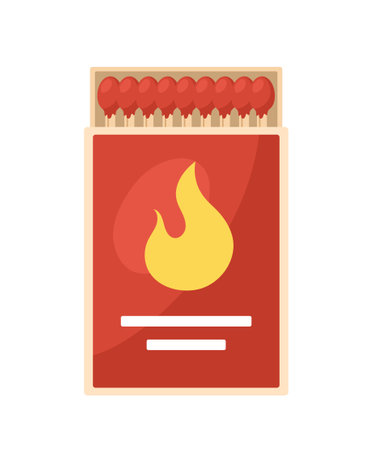 Colorful matches vector pack conceptのイラスト素材