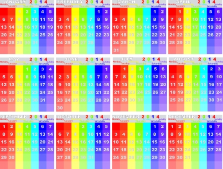 calendarのイラスト素材
