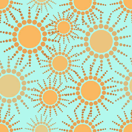 seamless abstract sunny pattern background