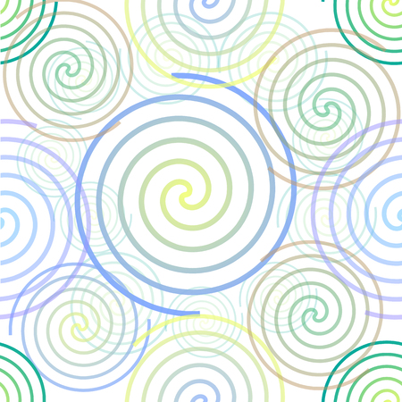 Seamless abstract vortex pattern backgroundのイラスト素材