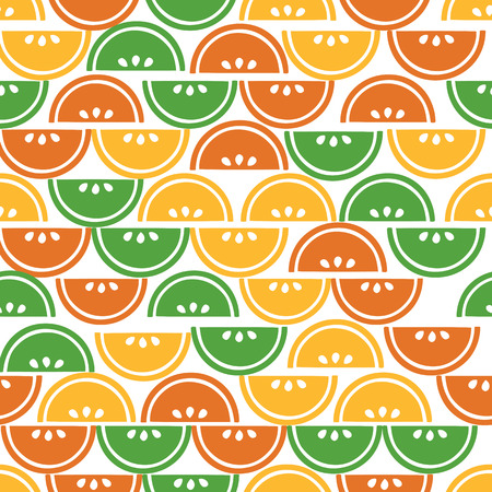 seamless tropical fruit pattern backgroundのイラスト素材