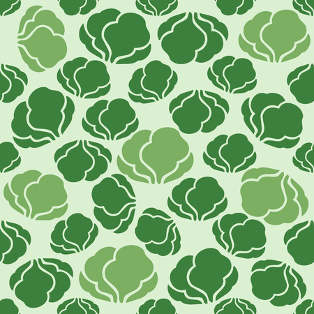 seamless green vegetable shuffle pattern backgroundのイラスト素材