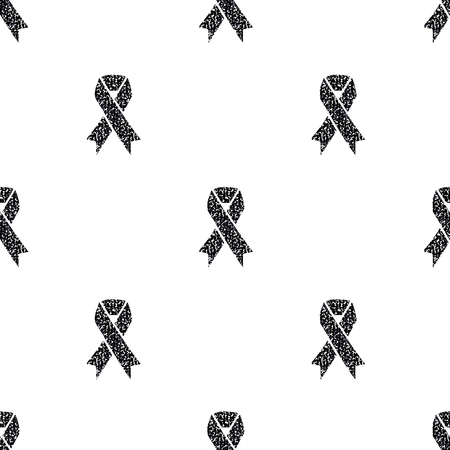 seamless black glitter ribbon pattern backgroundのイラスト素材