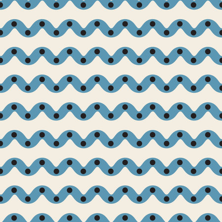 seamless blue stripe line pattern background with dot