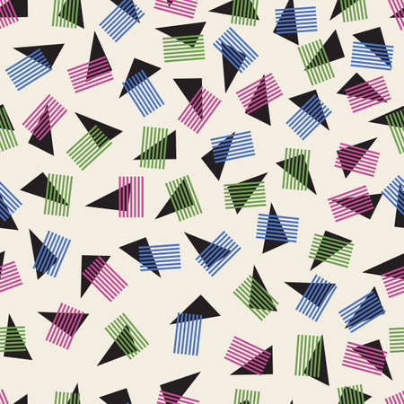 seamless geometric pattern background from triangle and lineのイラスト素材