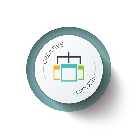 creative process vectorのイラスト素材