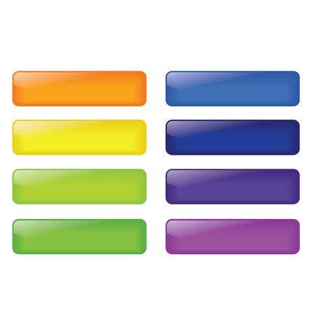 eight color button vectorのイラスト素材