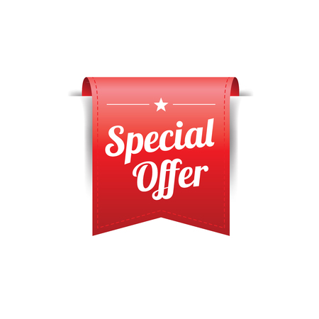 special offer red vectorのイラスト素材