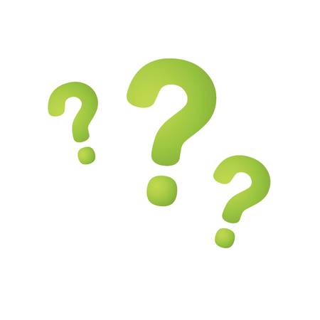 question mark color vectorのイラスト素材