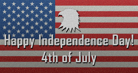 Happy Independence Day July 4th Fourth of Julyの写真素材