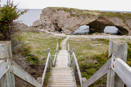 Unique photo of arches provincial park in newfoundlandの写真素材