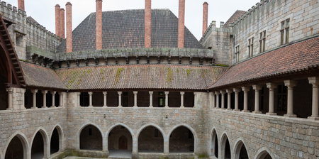 Courtyard of the Monastery of St. Catherine of Alexandria in Lviv, Ukraineの写真素材