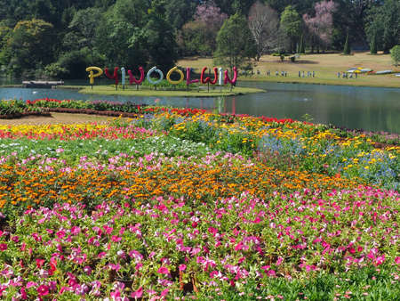 PyinOoLwin national garden is famous in Myanmar.の写真素材