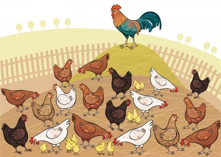 Country sceneのイラスト素材