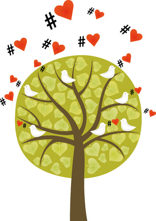 Love in the airのイラスト素材