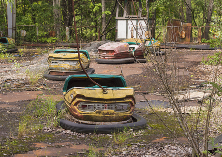 Abandoned Amusement Car.の写真素材