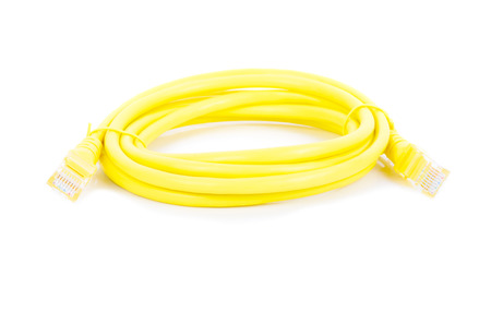 lan cable and connectorの写真素材