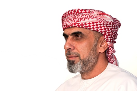 Arab man wearing head coverの写真素材