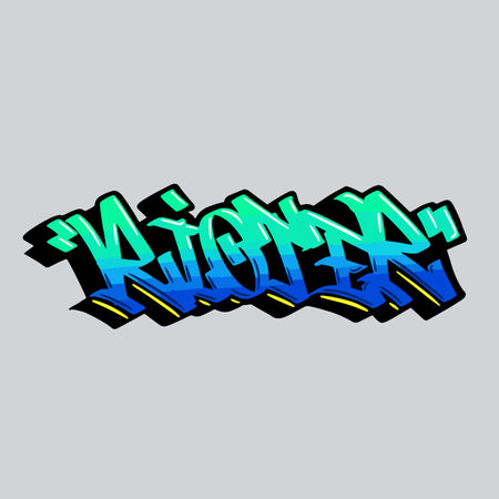 Graffiti Urban Style Text,Vector Illustration EPS.8 EPSのイラスト素材