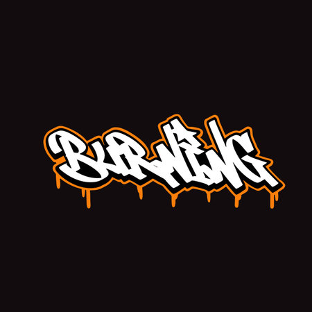 Basketball lettering on black background. Sport typography. Vector illustration.のイラスト素材