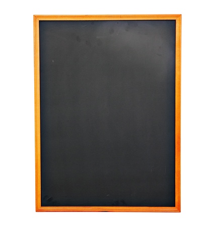 Emypy Chockboard on white backgroundの写真素材