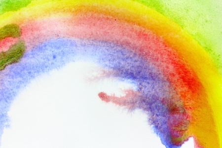 Abstract watercolor on white backgroundの写真素材